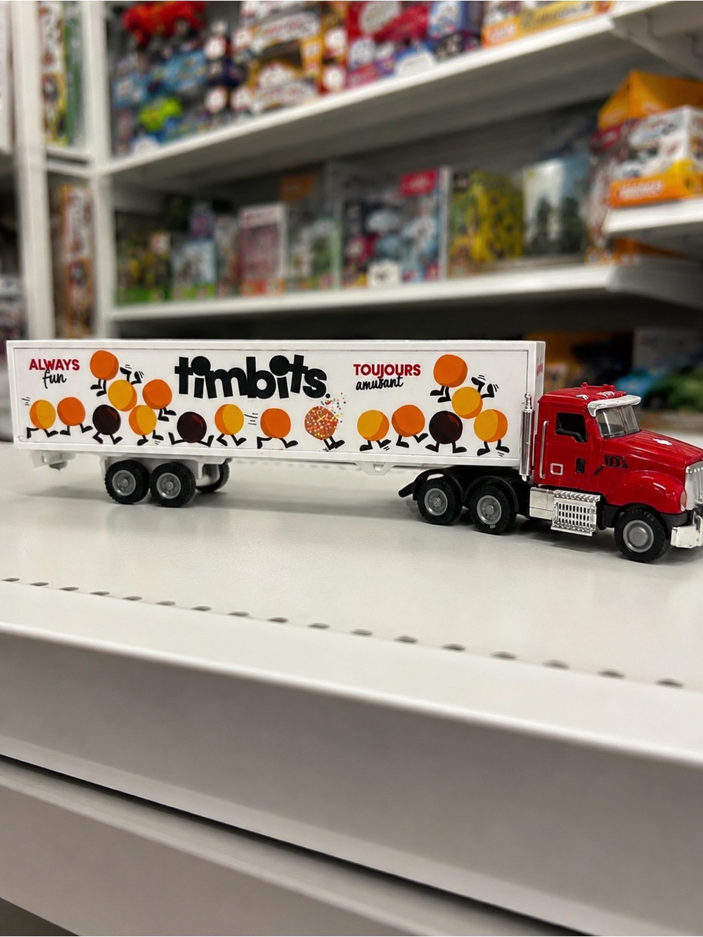 Tim Hortons Timbits Die-Cast Semi Truck Collectible Toy Great Condition